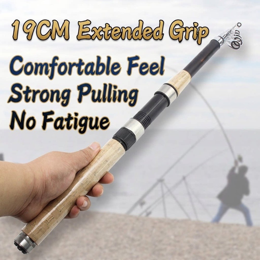 Telescopic Fishing Rod - عصا صيد تلسكوبية من الألياف الزجاجية