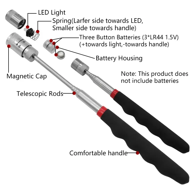 قلم مغناطيسي تلسكوبي قابل للتم - مراجعة Telescopic Fishing Rod وسعره