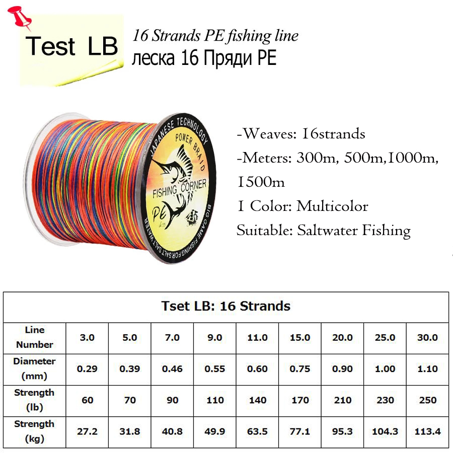 300 متر 500 متر 1000 متر 1500  - مراجعة Fishing Equipment Line وسعره