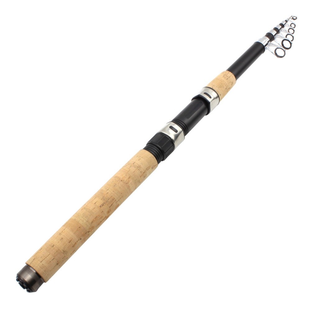 عصا صيد تلسكوبية من الألياف ال - مراجعة Telescopic Fishing Rod وسعره